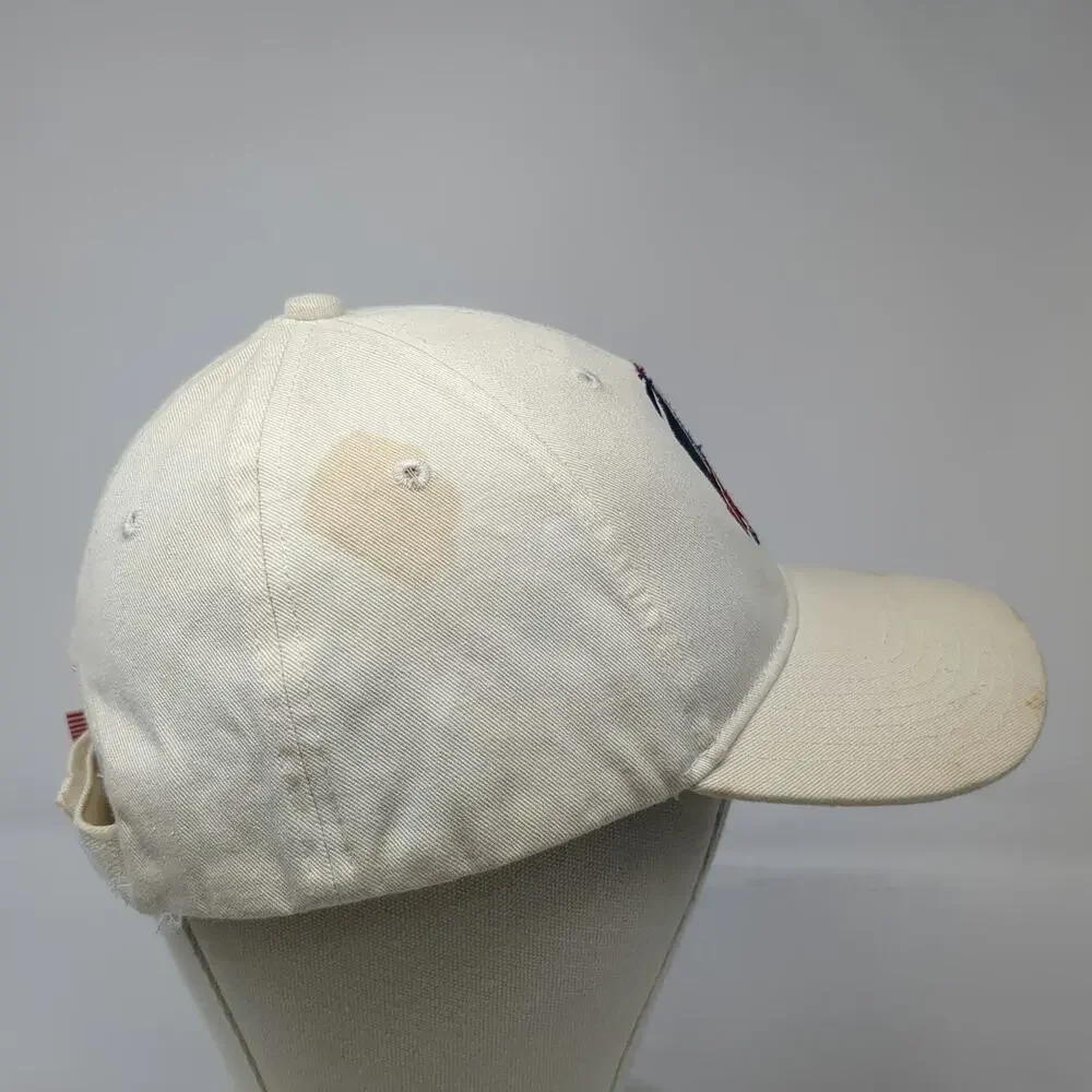 Bayside Baseball Cap Beige One Size Wilkes-Barre VA USA Veteran Hat Strapback